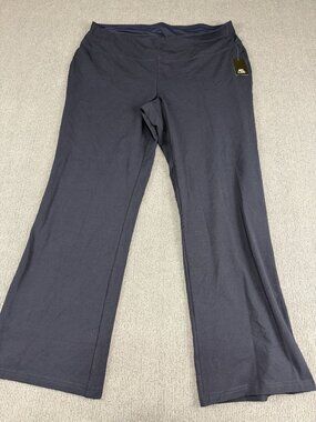 Ave Leisure Womens Blue Bootleg Pants Size 26/28 NWT